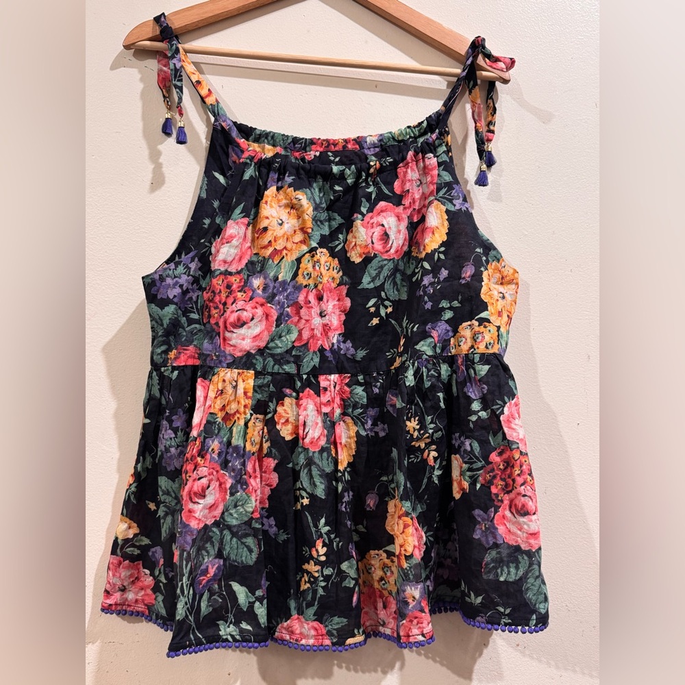 Zimmermann Multicolor Floral Camisole - Picture 1 of 7